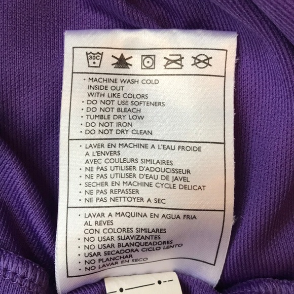 NikeGolf Purple FITDRY Golf Shirt - Picture 6 of 6